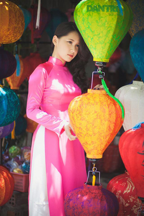 áo dài truyền thống tím sen, ao dai truyen thong, ao dai truyen thong co dien, mau ao dai dep 2013